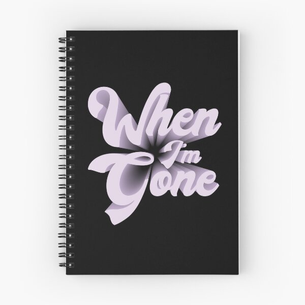 Item preview, When I'm Gone 3D Typography designed and sold by ArtsyJulez.