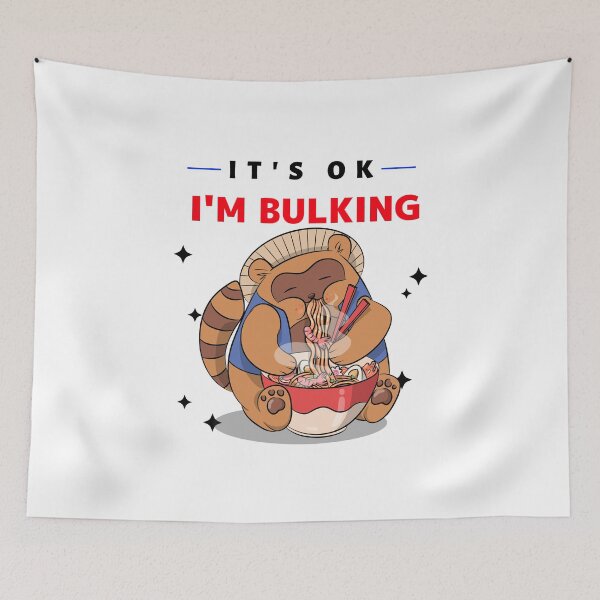 Item preview, IT'S OK I'M BULKING BODYBUILDERS T-SHIRT designed and sold by BestCoolStuff.