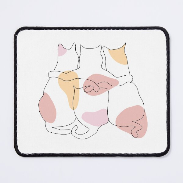 Item preview, 3 Cats Together Line Art designed and sold by Mrs-PenLine.