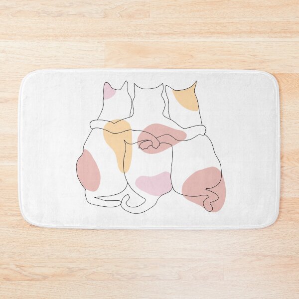 Item preview, 3 Cats Together Line Art designed and sold by Mrs-PenLine.