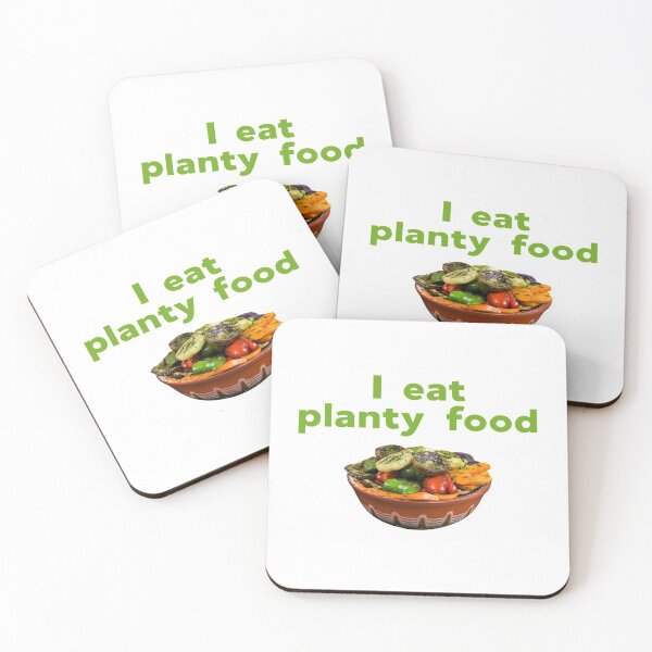 Item preview, I Eat Plenty Food Vegan Vegetarian Humor  designed and sold by tshirtworld.