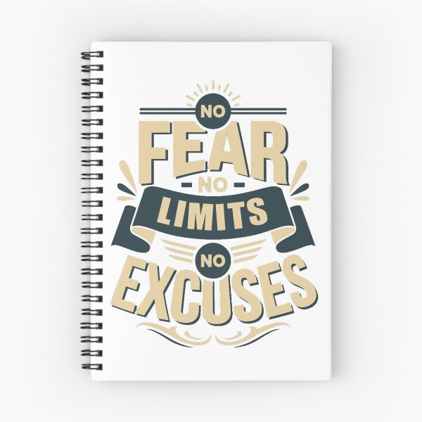 Item preview, No Fear No Limits No Excuses designed and sold by KMLdesign.