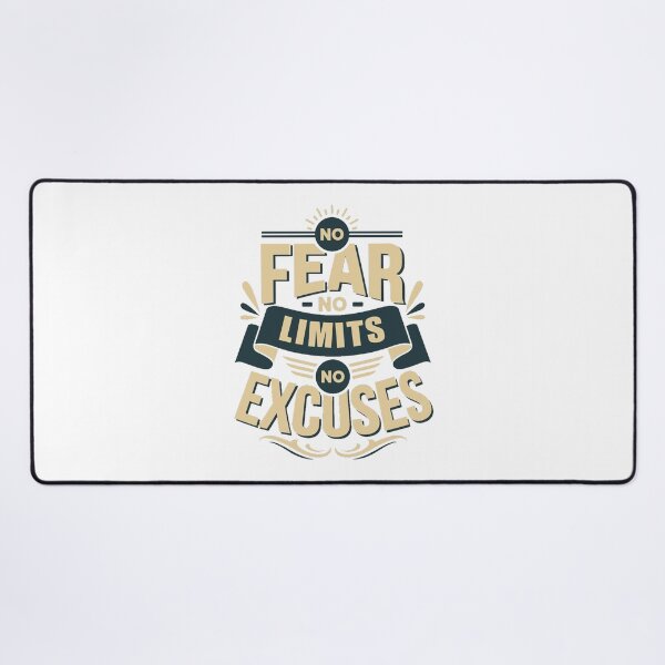 Item preview, No Fear No Limits No Excuses designed and sold by KMLdesign.