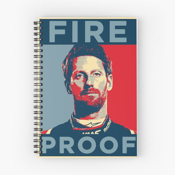 Item preview, Romain Grosjean Fire proof Classic T-Shirt.png designed and sold by MariaWeber.