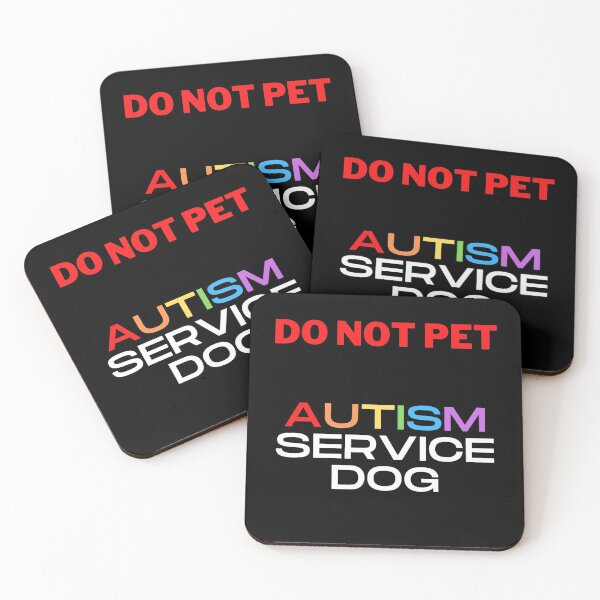 Item preview, Do Not Pet - Autism Service Dog  designed and sold by CAFACES.