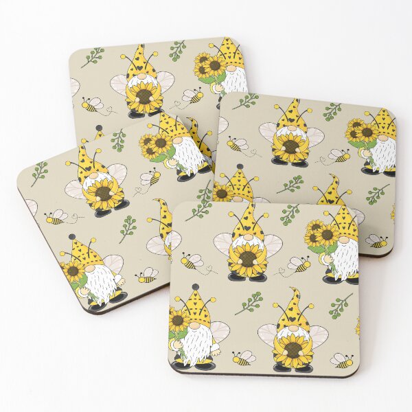 Item preview, Bee Gnomes And Sunflower designed and sold by SisileeGift.