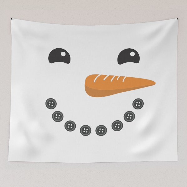Item preview, Winter Snowman Face - Happy Face Snowman designed and sold by molamode.