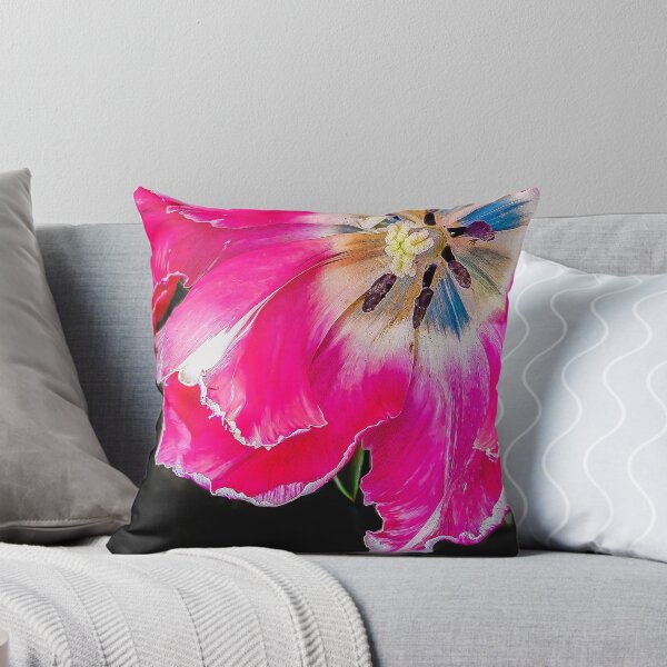 Item preview, PINK TULIPS SERRATED EDGES designed and sold by Sandra Belitza-Vazquez.
