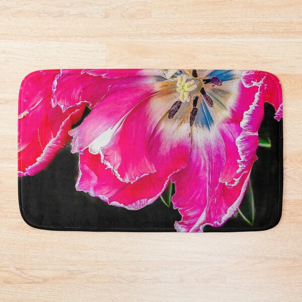 Item preview, PINK TULIPS SERRATED EDGES designed and sold by Sandra Belitza-Vazquez.