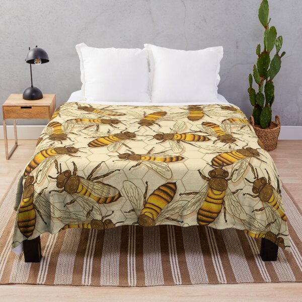 Item preview, Honey bees vintage color designed and sold by SisileeGift.