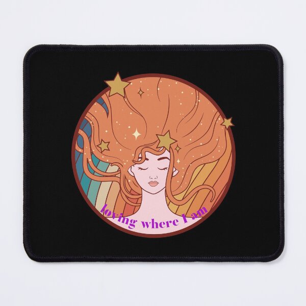 Item preview, half moon stars space face lady designed and sold by SuperiorPrints.