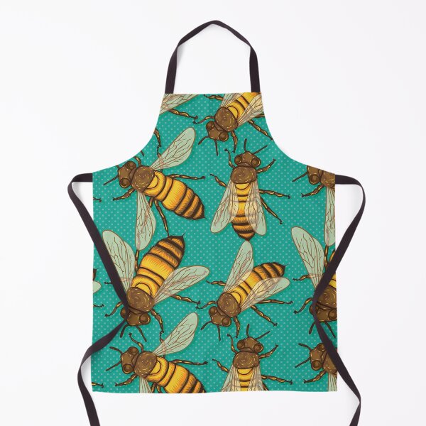 Item preview, Honey bees on green designed and sold by SisileeGift.