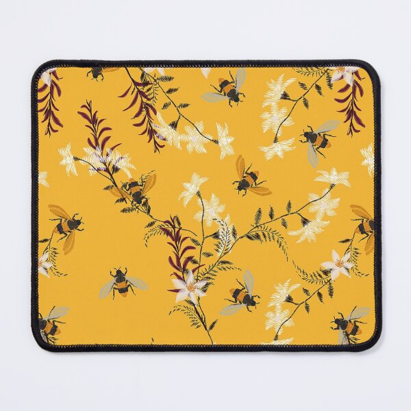 Item preview, Bee Floral Embroidery Art designed and sold by SisileeGift.