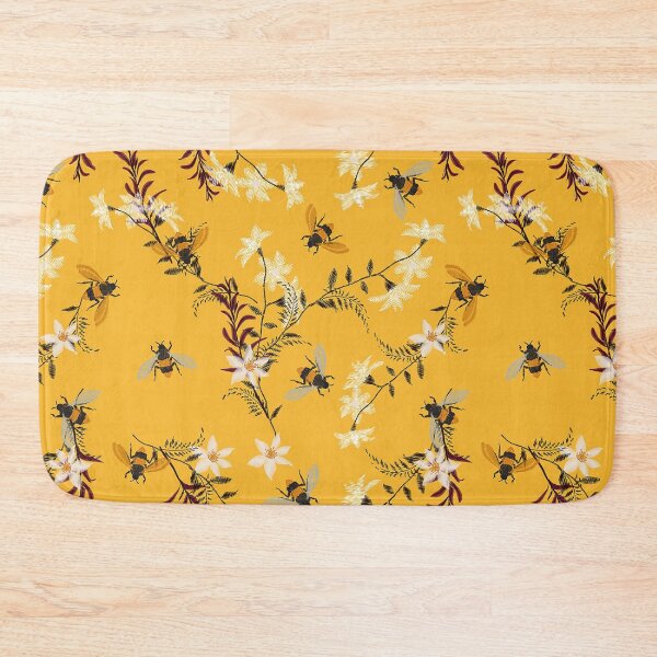 Item preview, Bee Floral Embroidery Art designed and sold by SisileeGift.