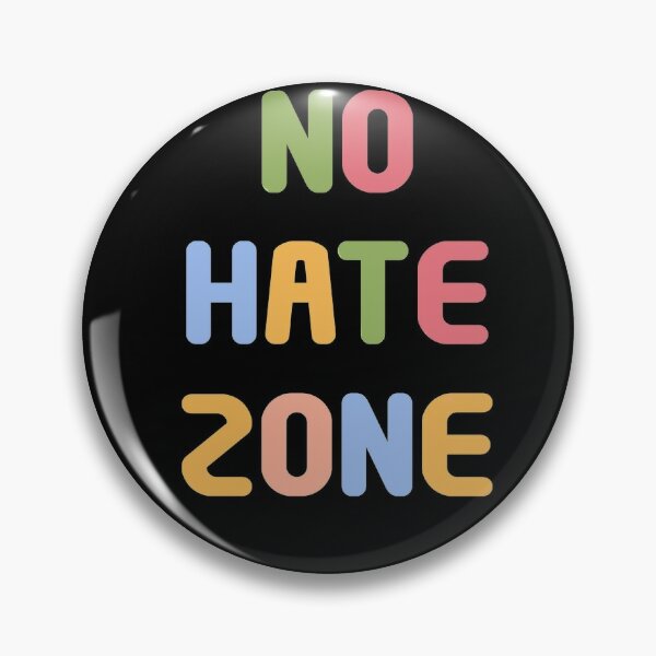 No hate outlet pin