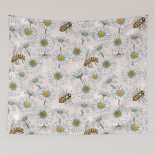 Item preview, Summer Daisies and Bees  designed and sold by SisileeGift.