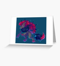 Zoroark Pokemon Greeting Card