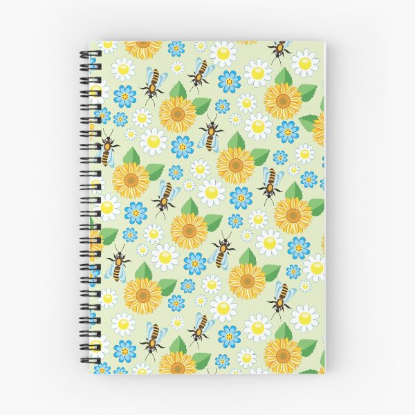 Item preview, Bees and yellow flowers designed and sold by SisileeGift.