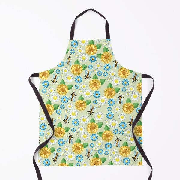 Item preview, Bees and yellow flowers designed and sold by SisileeGift.