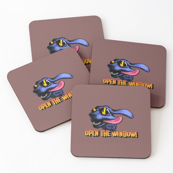 Item preview, cool dog head out the window with sunglasses tongue out designed and sold by SuperiorPrints.
