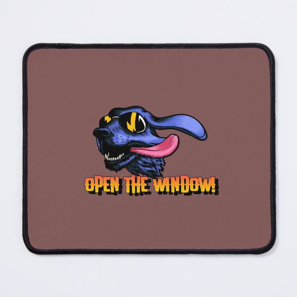 Item preview, cool dog head out the window with sunglasses tongue out designed and sold by SuperiorPrints.