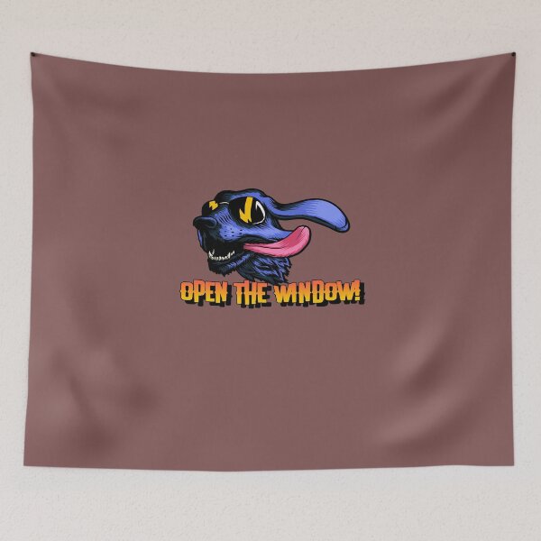 Item preview, cool dog head out the window with sunglasses tongue out designed and sold by SuperiorPrints.