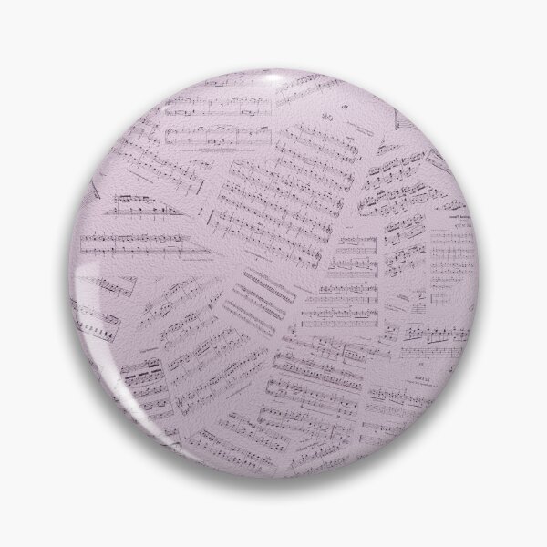 Item preview, All Over Sheet Music Design With a Transparent Lavender Tint designed and sold by ThisNThatImages.