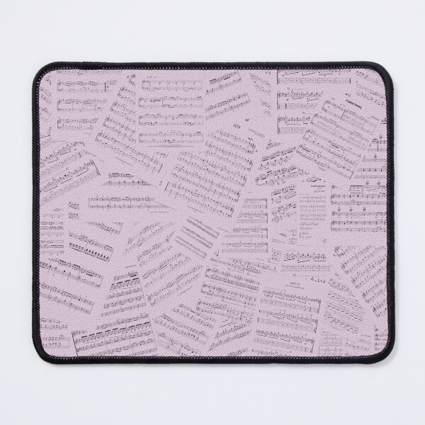 Item preview, All Over Sheet Music Design With a Transparent Lavender Tint designed and sold by ThisNThatImages.