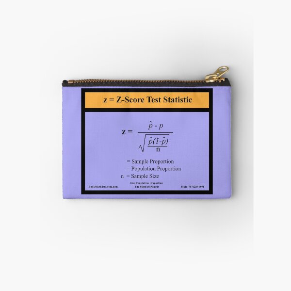 Item preview, One Proportion Z Score Equation: The StatisticsMatrix at Redbubble designed and sold by Mark Stansberry.