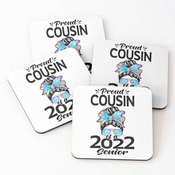 Item preview, Proud Cousin Of A Senior 22 Tie Dye Messy Bun Graduate 2022 designed and sold by Kelly993.