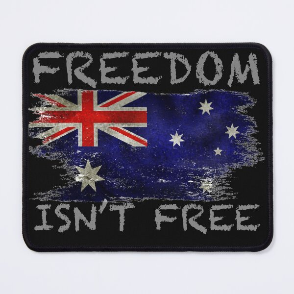 Item preview, Freedom Isn't Free Australian Flag designed and sold by PBSMondo.