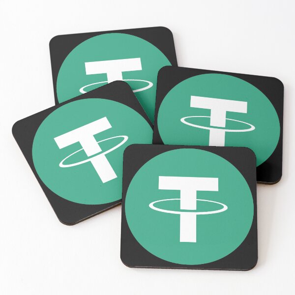 Item preview, Tether USDT cryptocurrency logo designed and sold by angelusdark.