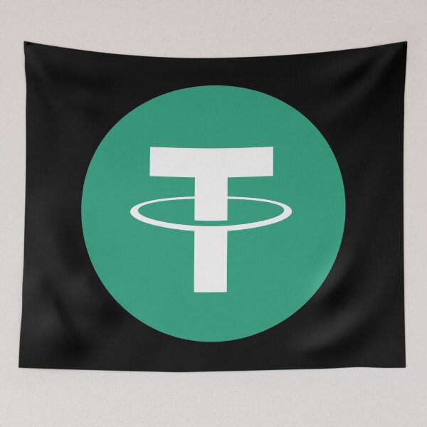 Item preview, Tether USDT cryptocurrency logo designed and sold by angelusdark.
