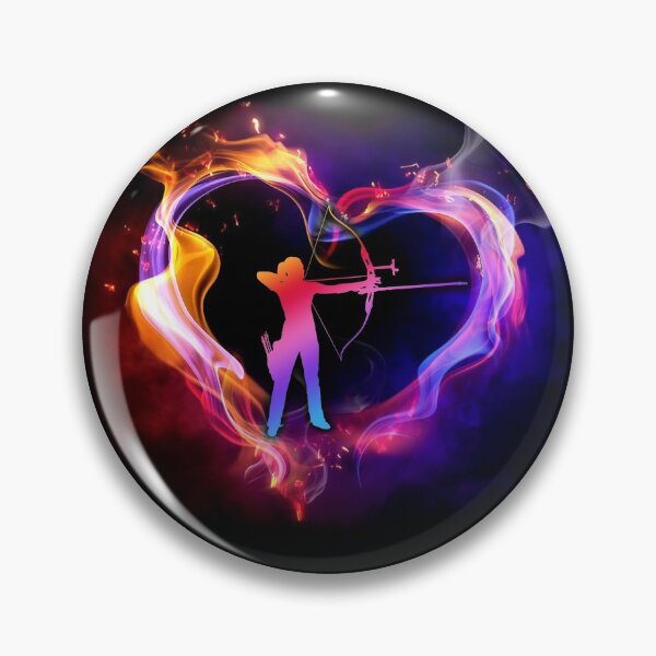 Item preview, Archery Heart Shape Art designed and sold by SisileeGift.