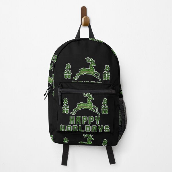 Item preview, Happy HODLdays GREEN Bitcoin Christmas designed and sold by StepupDesign.