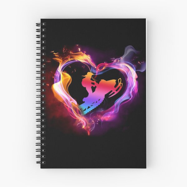 Item preview, Snowmobile Heart Shape Art designed and sold by SisileeGift.