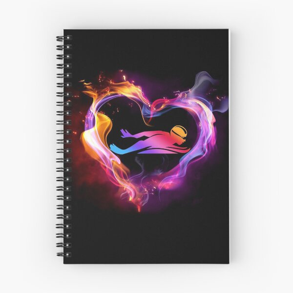Item preview, Swimming Heart Shape Art designed and sold by SisileeGift.