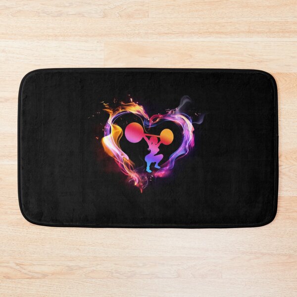 Item preview, Weightlifting Heart Shape Art designed and sold by SisileeGift.