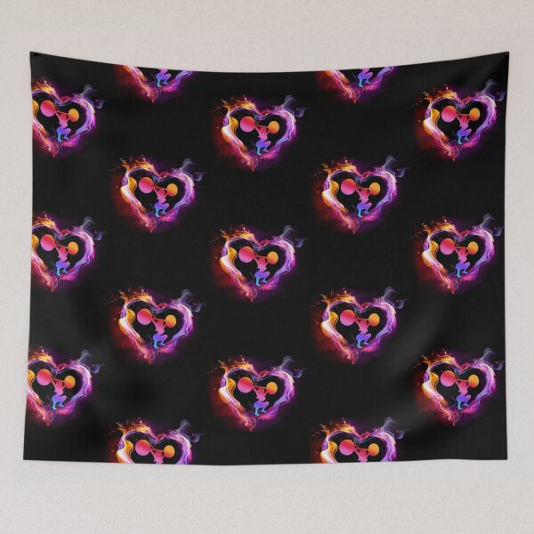 Item preview, Weightlifting Heart Shape Art designed and sold by SisileeGift.