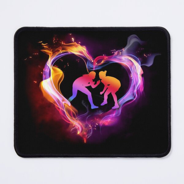 Item preview, Wrestling Heart Shape Art designed and sold by SisileeGift.