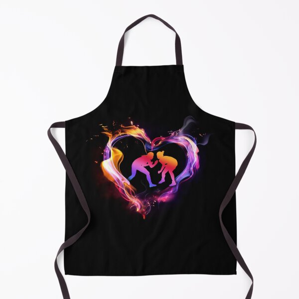 Item preview, Wrestling Heart Shape Art designed and sold by SisileeGift.