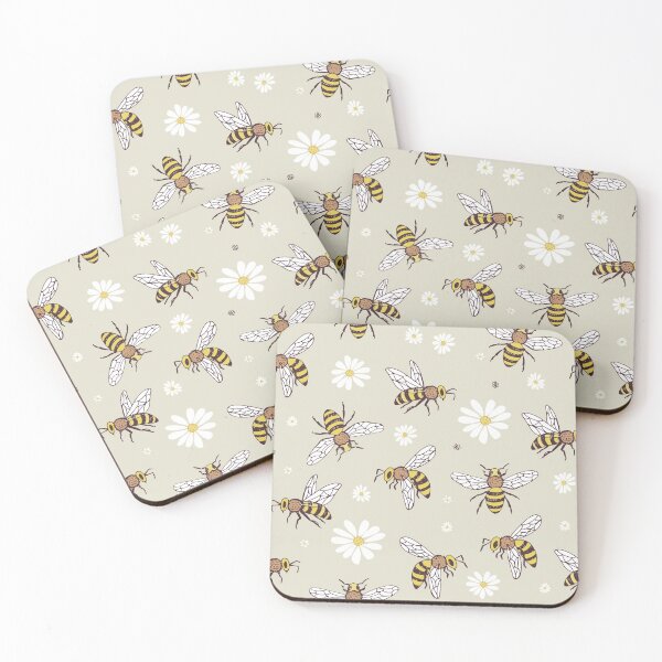 Item preview, Bee Insects Floral  designed and sold by AletacStore.