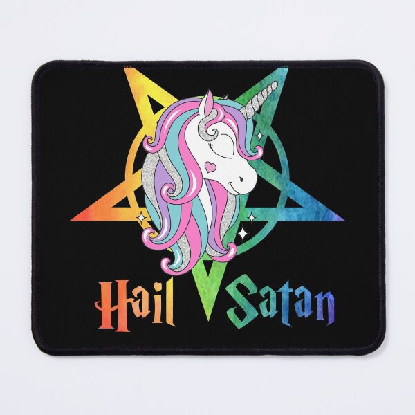 Item preview, Unicorn Hail Satan designed and sold by RichardAda.