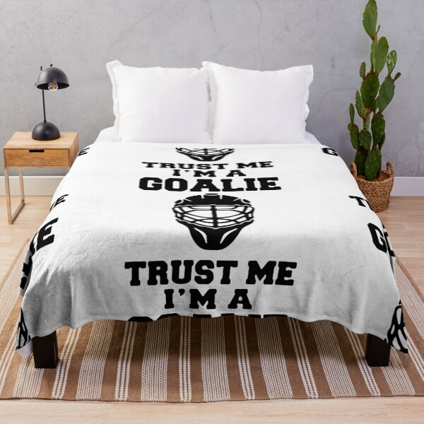 Item preview, Funny Goalie Trust me i am Goalie Hockey roller Gift Premium Apparel Funny Holiday Xmas designed and sold by DesignByHeartUK.