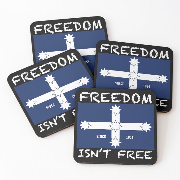 Item preview, Freedom Isn't Free Eureka Flag designed and sold by PBSMondo.