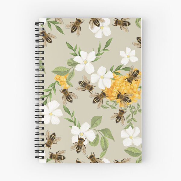 Item preview, Spring honey bee floral  designed and sold by AletacStore.