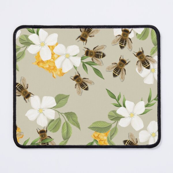 Item preview, Spring honey bee floral  designed and sold by AletacStore.