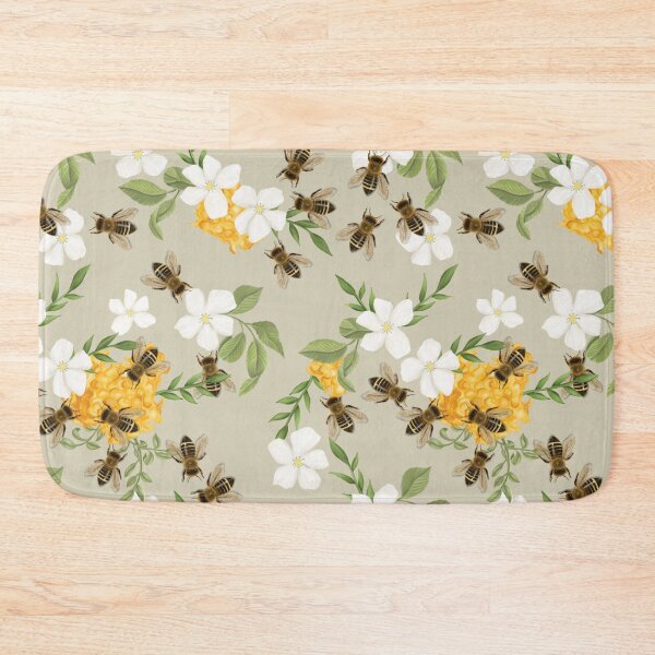 Item preview, Spring honey bee floral  designed and sold by AletacStore.