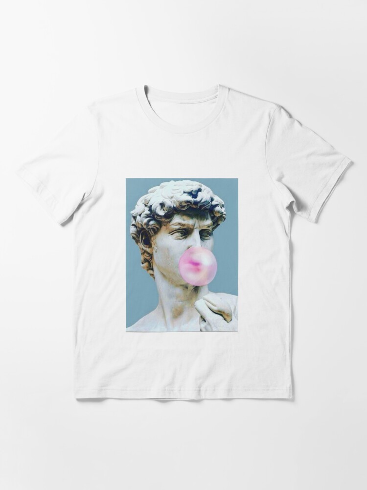 The Statue of David with Bubblegum  Poster for Sale by marylinfulkas