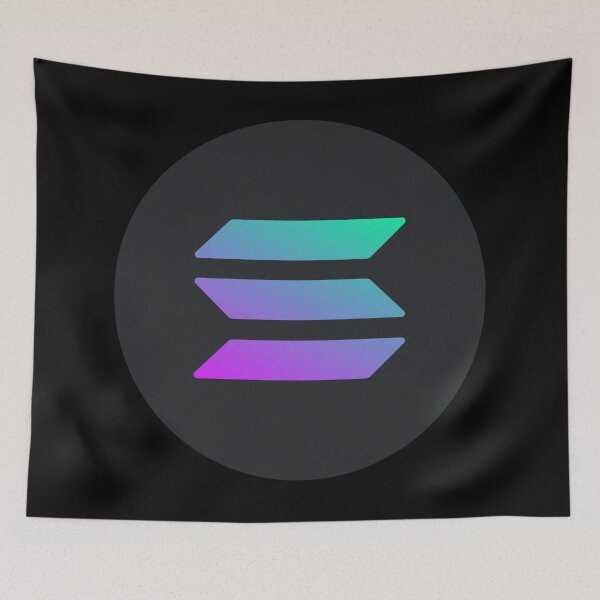 Item preview, Solana SOL cryptocurrency logo designed and sold by angelusdark.